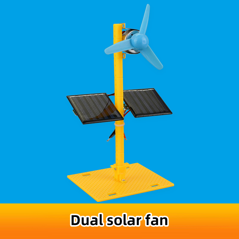 Science Project Diy - Modello di ventilatore elettrico solare fai-da-te