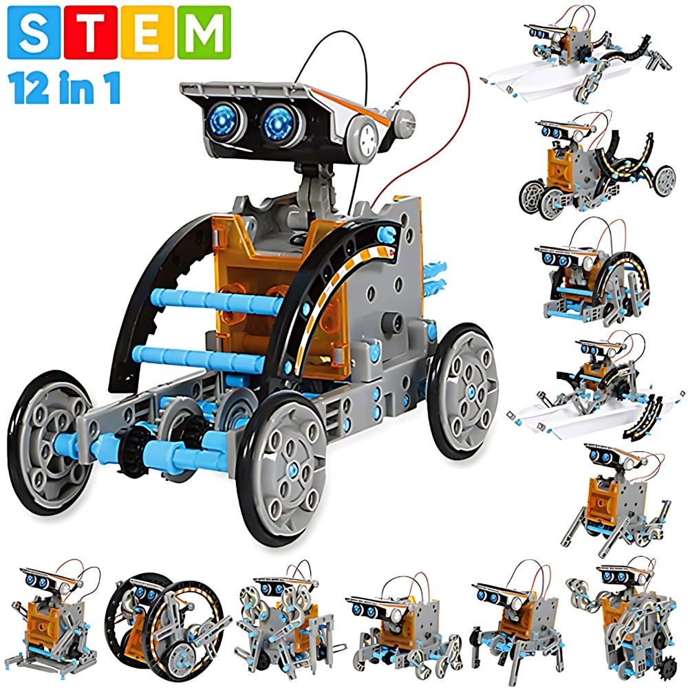 Science Project Diy - Blocchi di costruzione per robot solari
