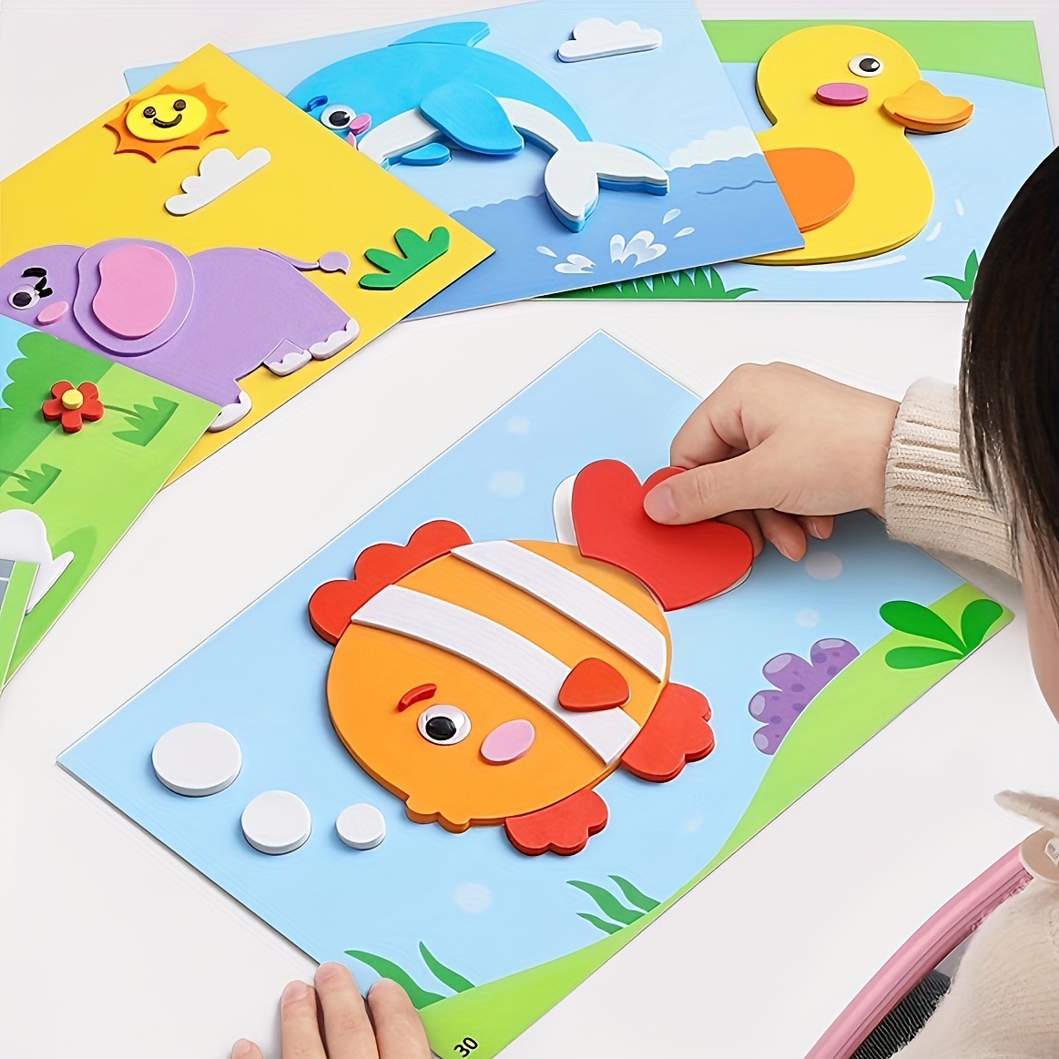 Science Project Diy - Adesivi 3D per Bambini, Monouso, Decorazioni