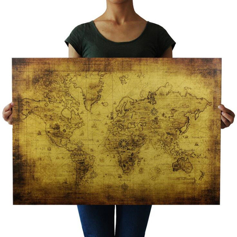 Star Map Poster - Grande 72.5X51.5 cm Vintage Il Vecchio