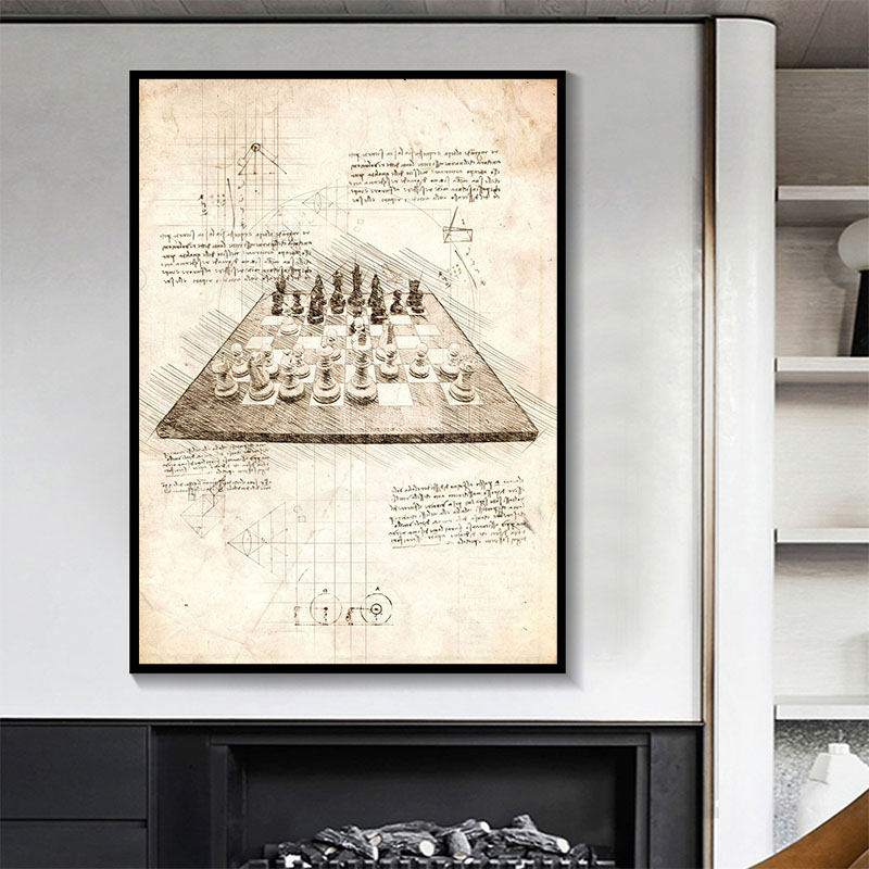 Vintage Abstract Da Vinci ispi - Star Map Poster recensione e prezzo