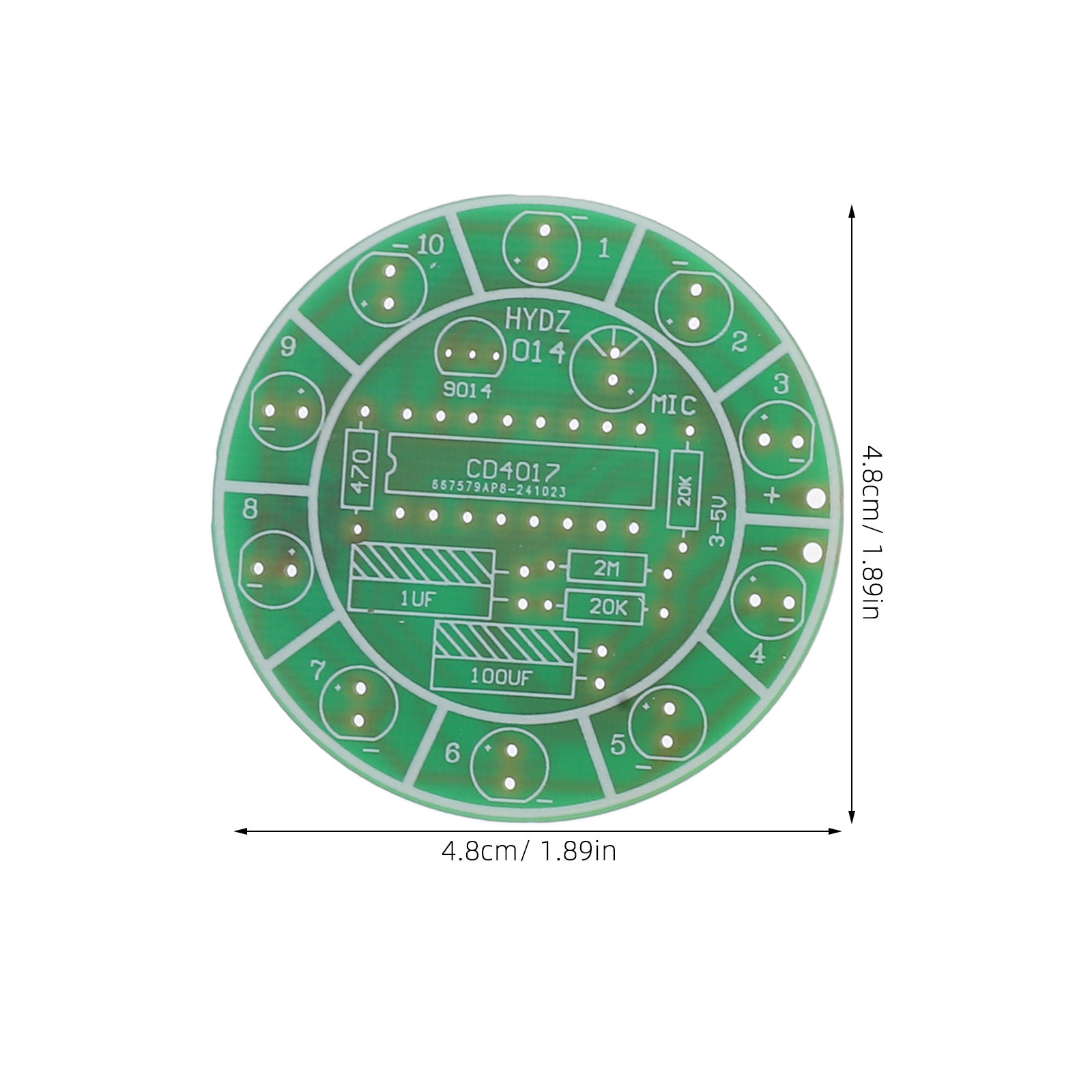 1 set di luci LED rotanti atti - Science Kit recensione e prezzo
